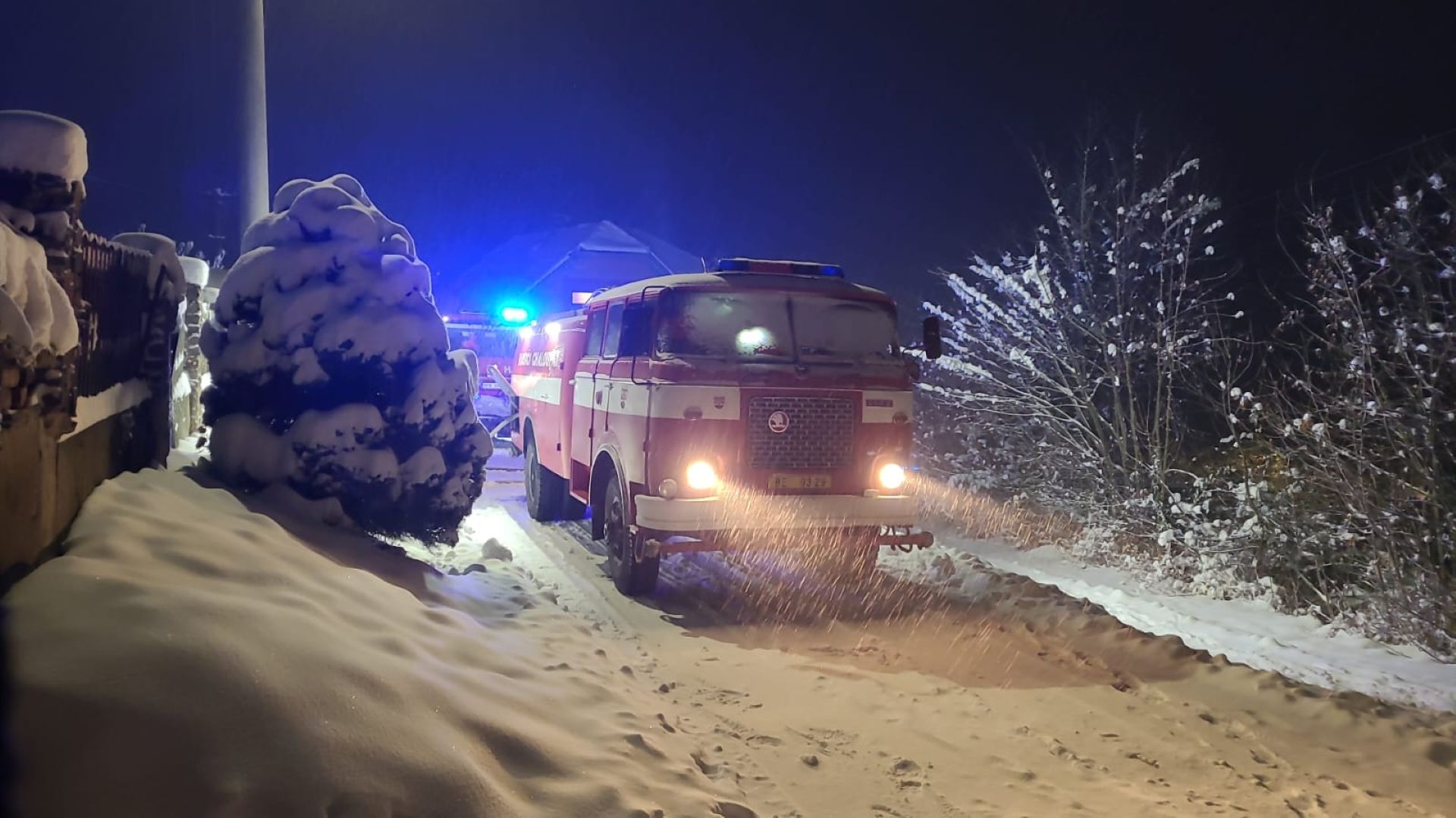Hasičské auto SDH Chaloupky